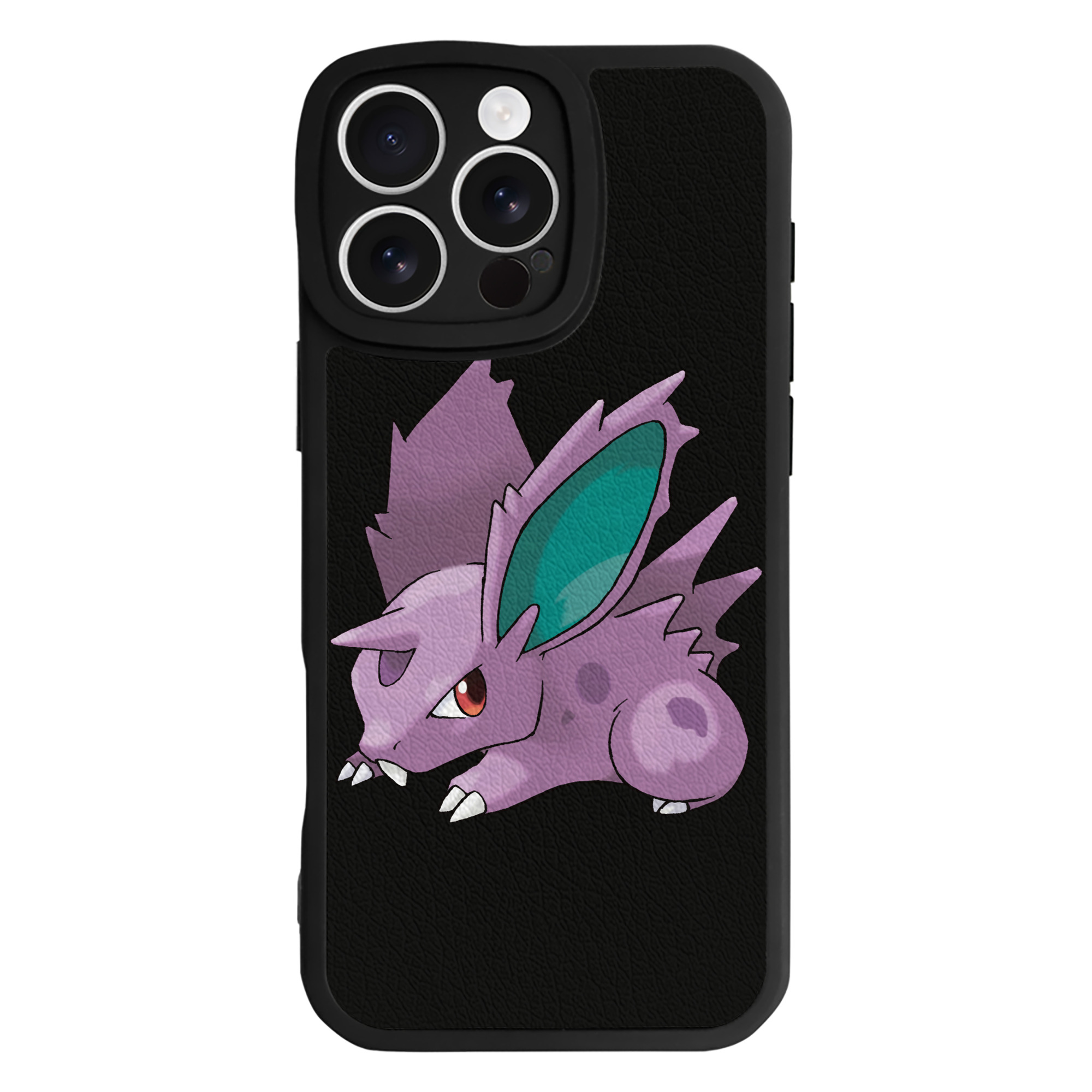 （画像用） ポケットモンスター Pokémon 【iPhone 16シリーズ対応】シリコンスマホケース（レザー調） 材質：シリコン